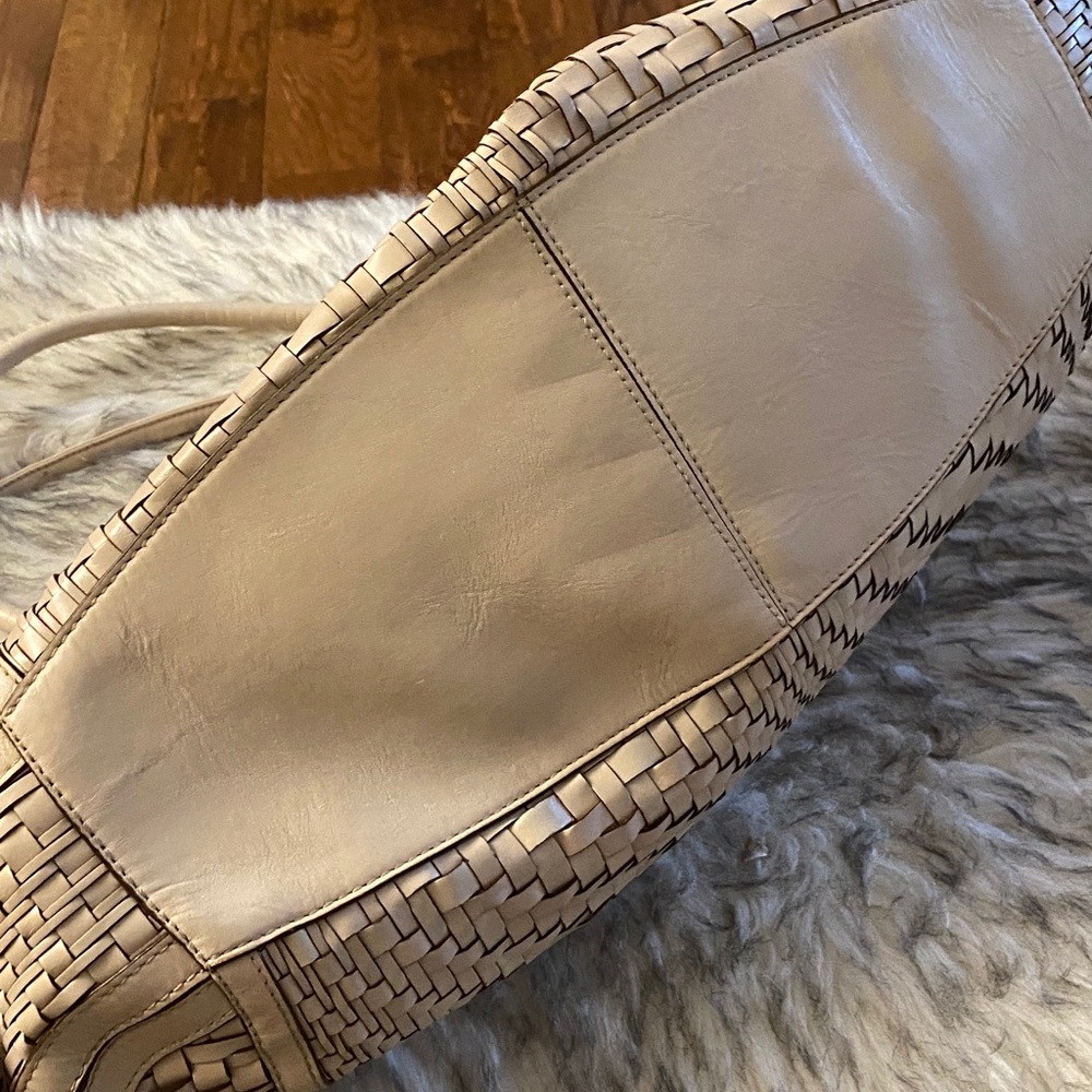 COLE HAAN Genevieve woven Denny satchel/tote bag - Picture 15 of 16